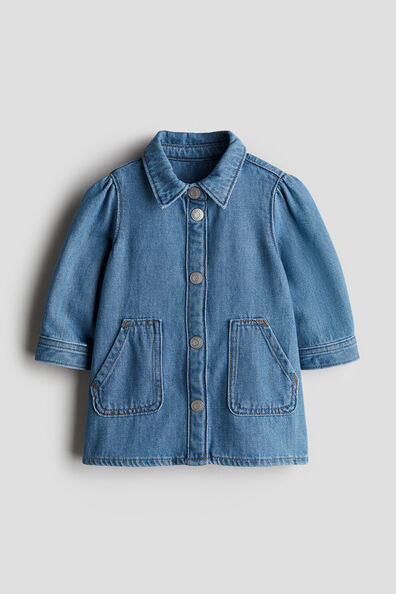 Denim shirt dress