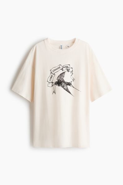 Oversized printed T-shirt
