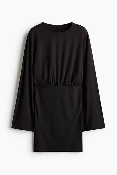 Long-sleeved jersey dress