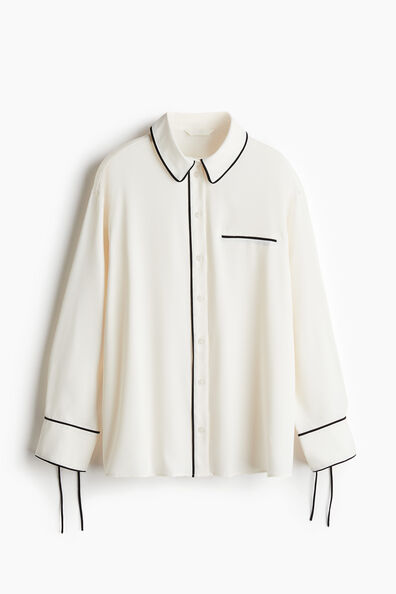 Crêpe shirt
