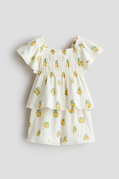 2-piece printed cotton set