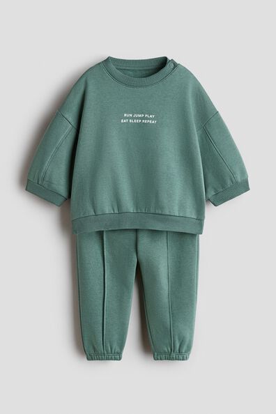 2-piece printed sweatshirt set