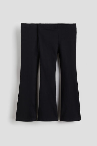 2-pack flared jersey leggings