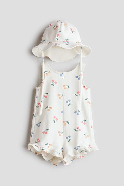 2-piece printed cotton set