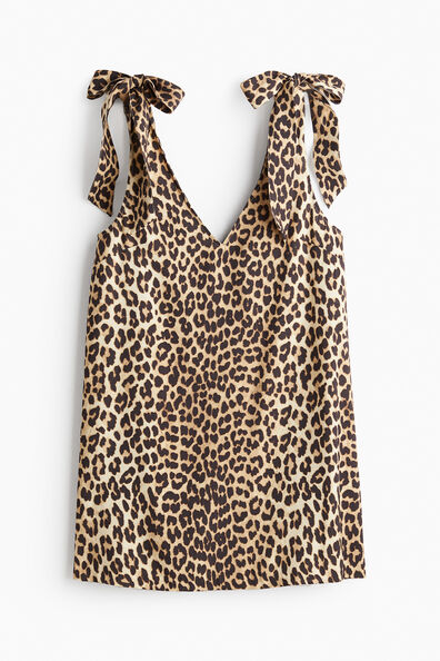 A-line tie-strap dress
