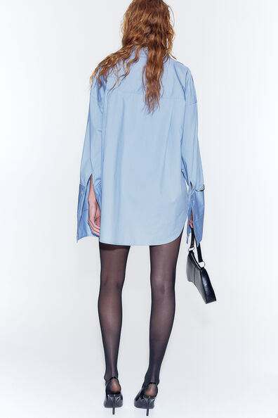 Oversized motif-detail shirt