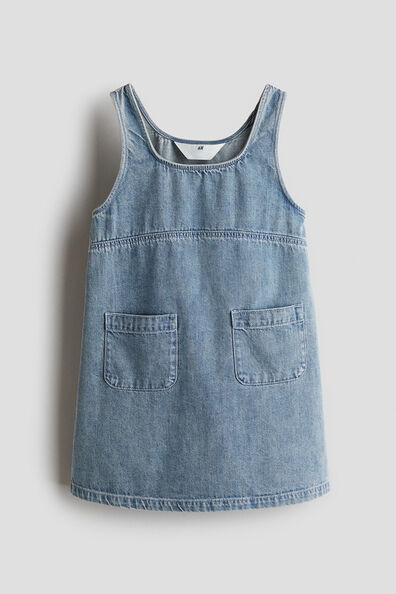 Denim shift dress