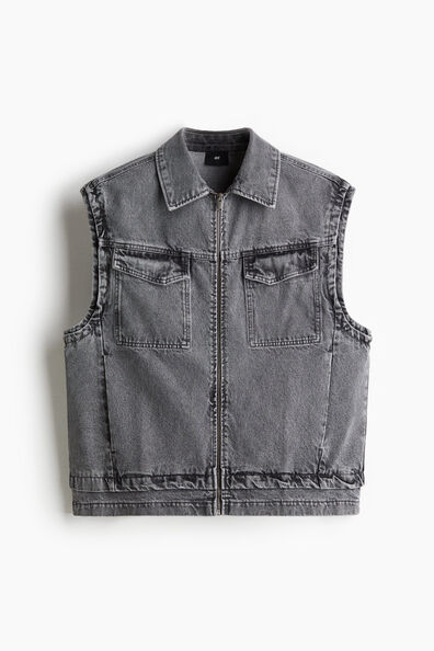 Loose Fit Denim gilet