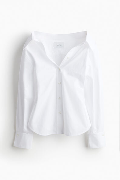 Fitted cotton shirt