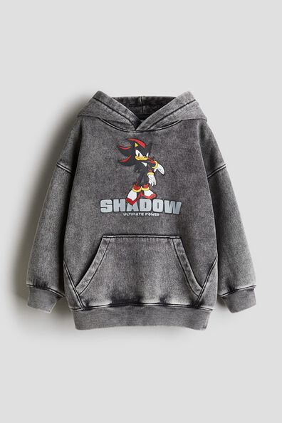 Print-motif hoodie