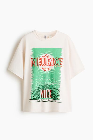 Oversized printed T-shirt