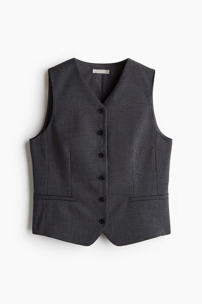 Tailored suit waistcoat