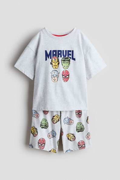 Printed cotton pyjamas