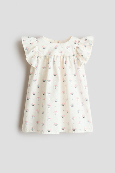 Printed empire-line dress