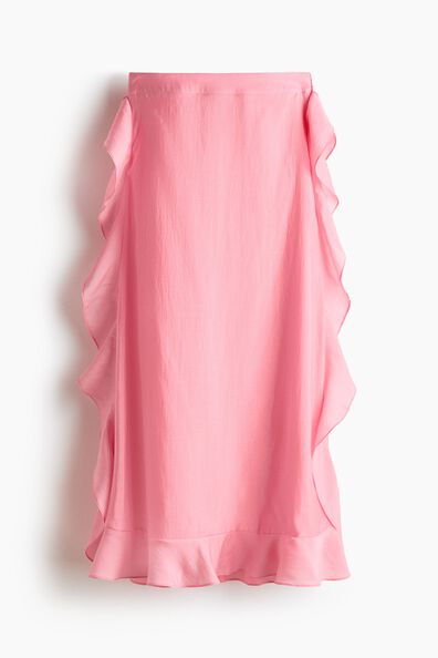 Flounced skirt