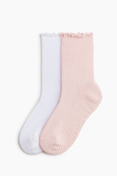 2-pack anti-slip sports socks