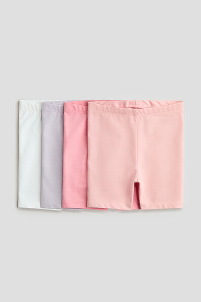 4-pack cotton cycling shorts