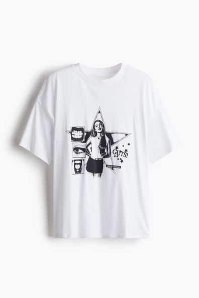 Oversized printed T-shirt