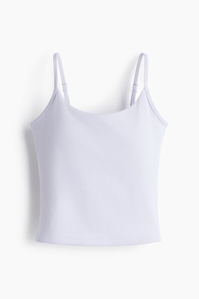 Integral-bra sports strappy top with SoftMove™