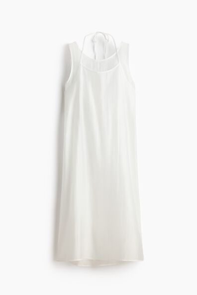 Layered tie-detail dress