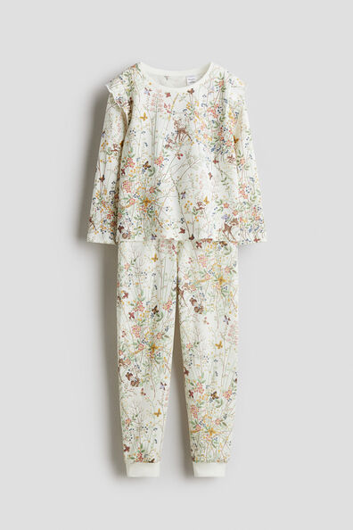 Printed cotton pyjamas