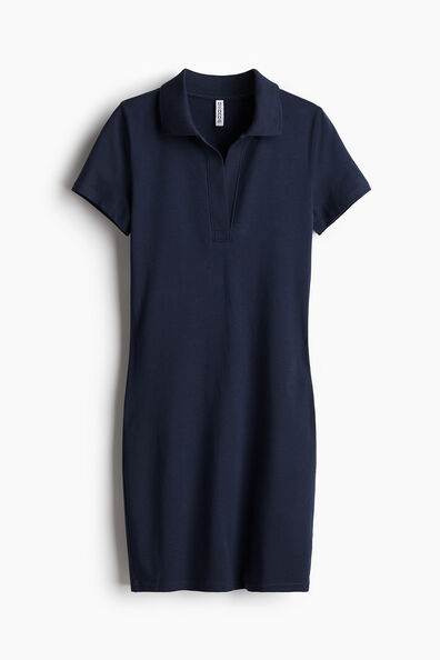 Cotton polo dress