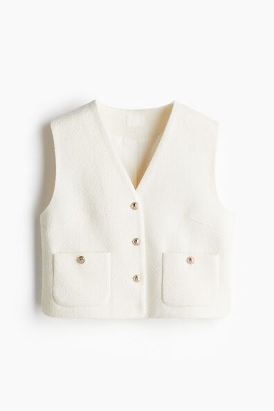 Bouclé waistcoat