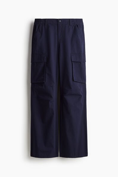 Canvas cargo trousers