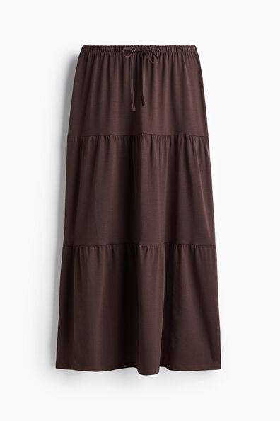 Tiered maxi skirt
