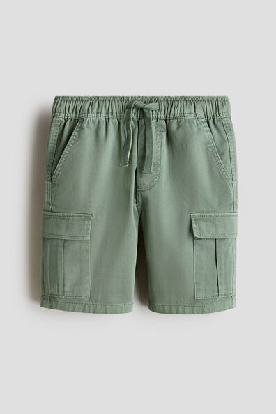 Cotton cargo shorts