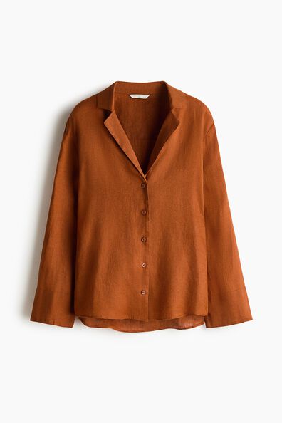 Oversized linen shirt