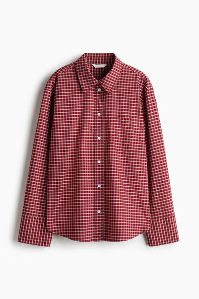 Cotton poplin shirt