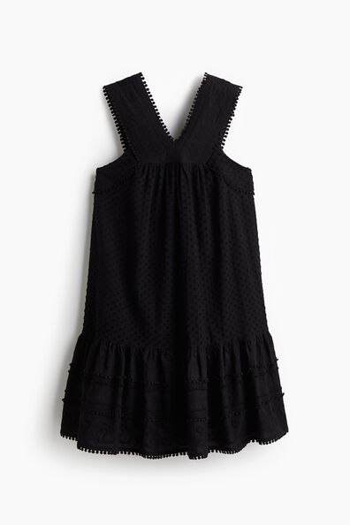 Embroidered cotton dress