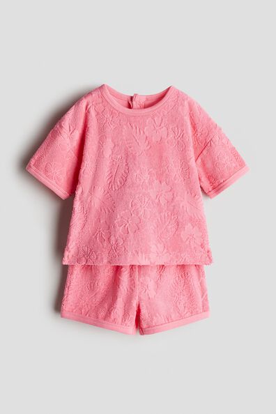 2-piece patterned terry set