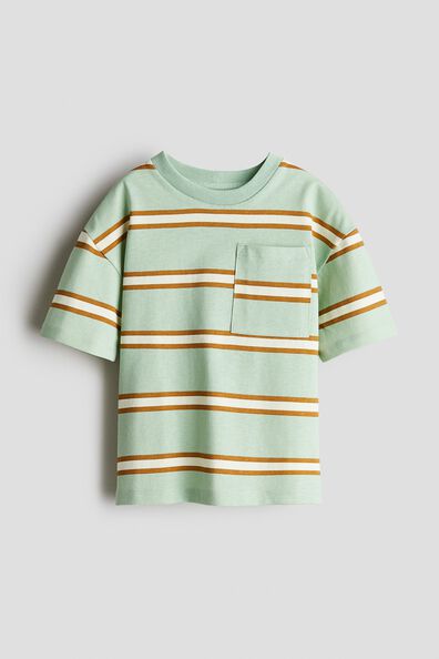 Motif-detail cotton T-shirt