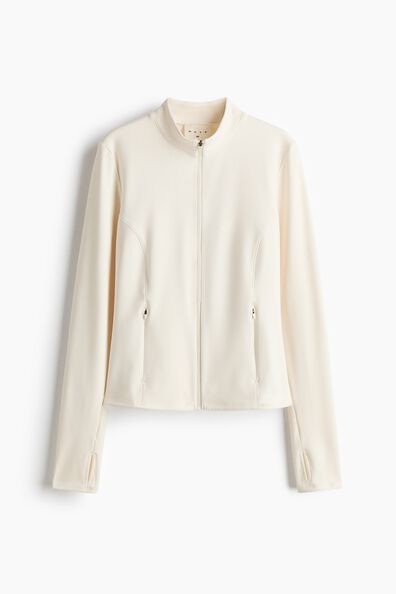 Sports fleece jacket with SoftMove™