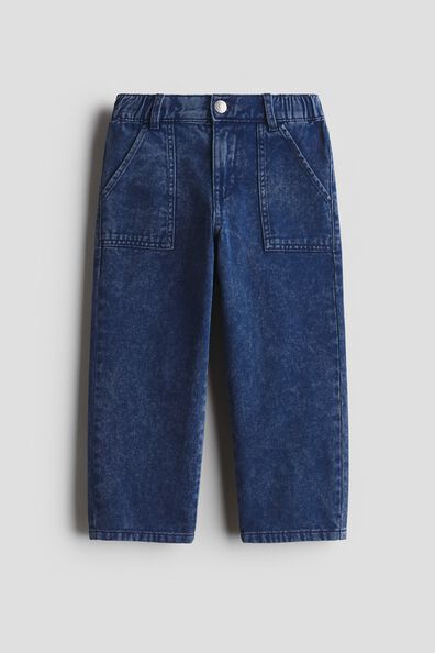 Cotton denim trousers