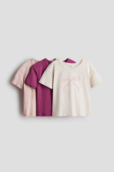 3-pack cotton T-shirts