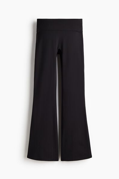 Flared sports fleece leggings with SoftMove™