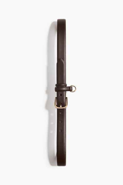 Split leather belt
