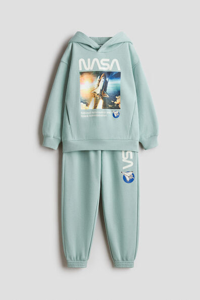 2-piece printed sweatshirt set