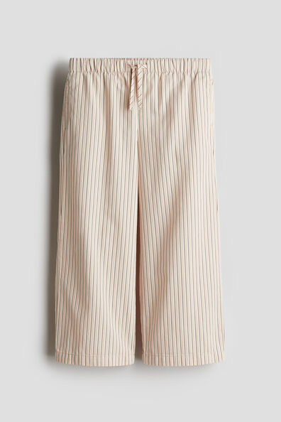 Cotton poplin trousers