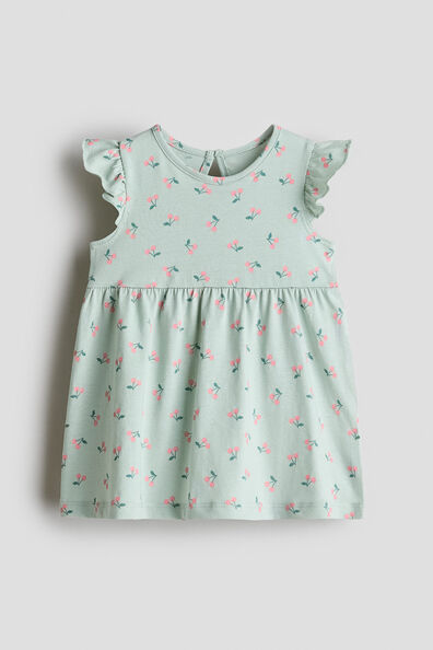 Printed cotton dress