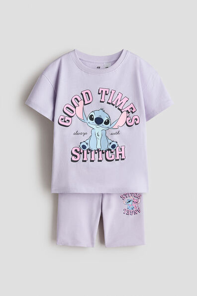 2-piece printed set