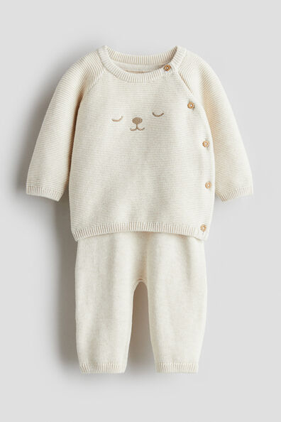 2-piece cotton-knit set