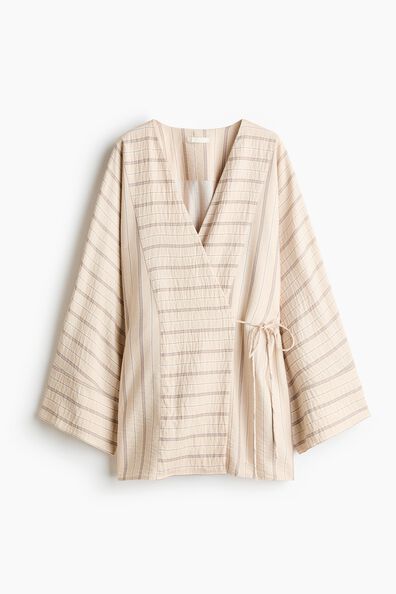 Short wrap kaftan