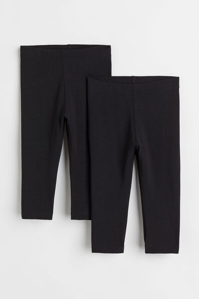 2-pack cotton leggings
