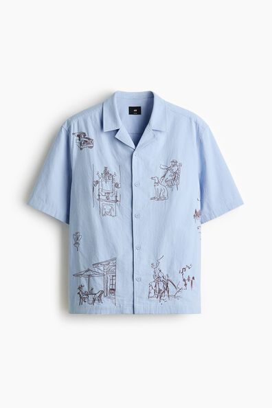 Relaxed Fit Cotton resort shirt