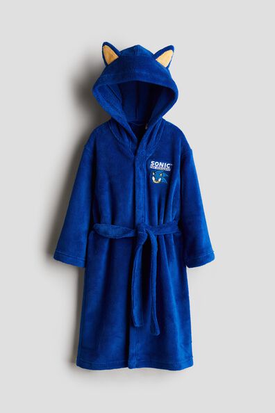 Fleece dressing gown