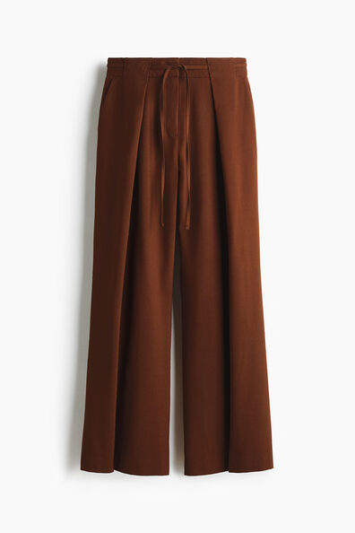 Layered-look trousers